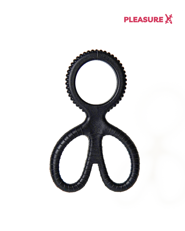 silicone performance ring for men with triple ring design