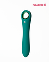 silicone g spot vibrator with finger loop handle