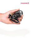 stainless steel chastity device for men