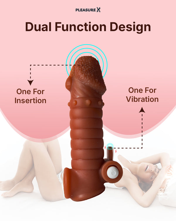 Penis sleeve dual function like insertion and vibration explained