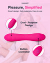 Dual-purpose G-spot and clitoral vibrator for women dual purpose design