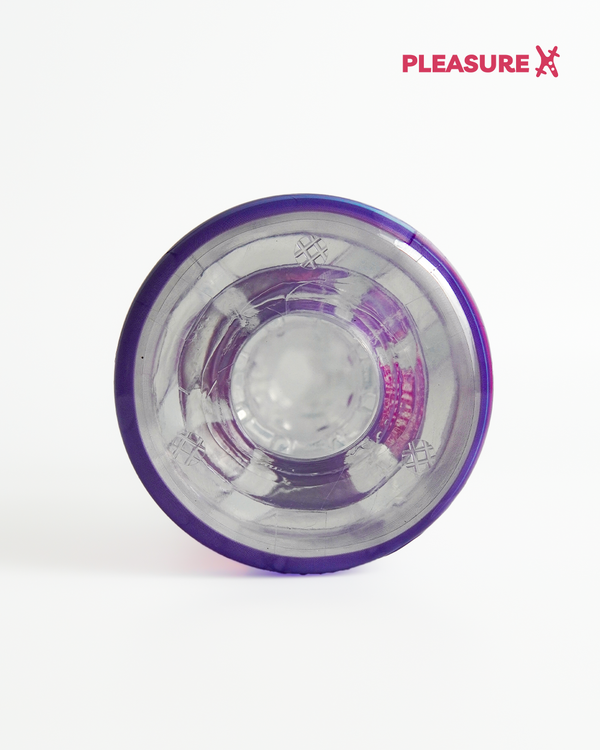 clear stroker cup for men with internal texture