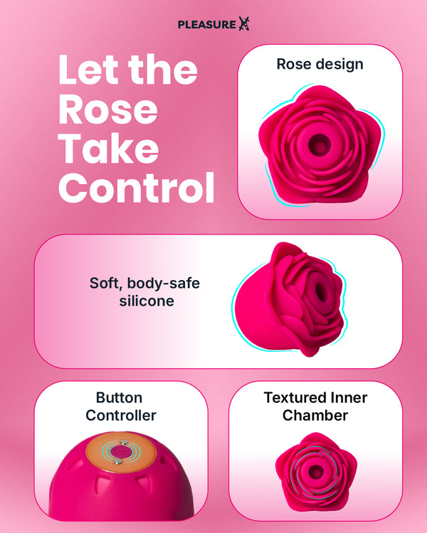 Rose clitores and nipple vibrator for women's different features explained
