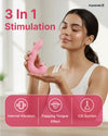 3 in 1 clit suction and G-spot vibrator for women with three different options