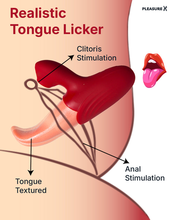 Realistic Tongue Licker for Women