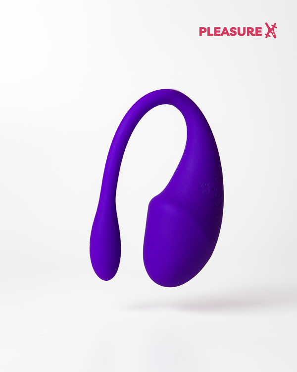 App control long distance couple G-spot vibrator in purple