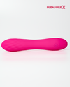 Dual-purpose G-spot and clitoral vibrator for women in pink color horizontal 
