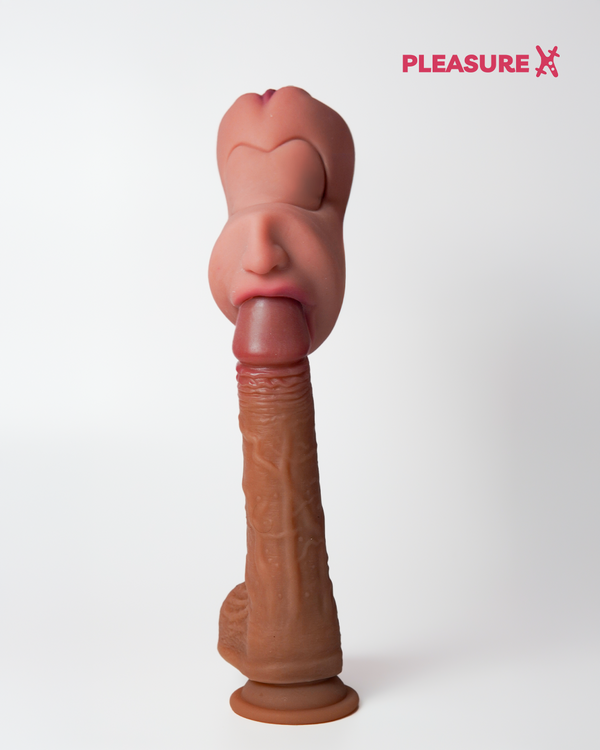 Automatic Realistic Silicone Dildo with Remote Control & Heating