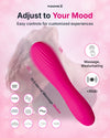 Dual-purpose G-spot and clitoral vibrator for women in pink different vibration modes explained