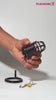 metal chastity cage with lock explainer video