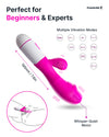 Dual stimulation rabbit vibrator targeting G-spot and clitoris with body-safe silicone how to use explainer
