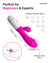 Dual stimulation rabbit vibrator targeting G-spot and clitoris with body-safe silicone how to use explainer