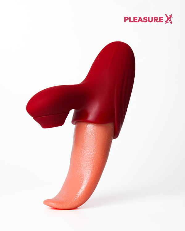 Realistic Tongue Licker clitoral vibrator with realistic tongue for women