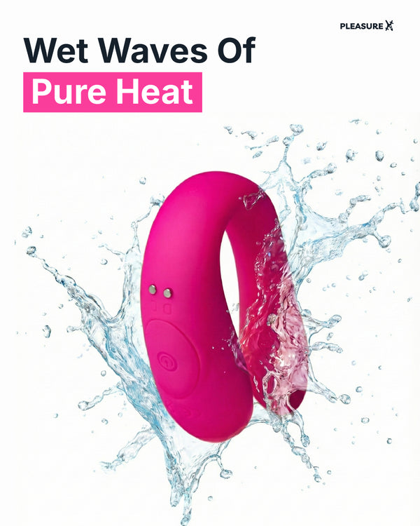 Remote Controlled U Shape Vibrator Showing Waterproof