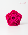 Pink rose nipple and clitoral vibrator for women