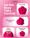 Rose clitores and nipple vibrator for women's different features explained