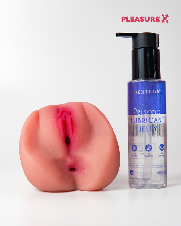 2 in 1 Realistic Vaginal & Anal Pocket Pussy for Men